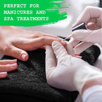 GREEN LIFESTYLE Black Microfiber Bleach Safe Towel Bulk Sets, Premium Spa - Image 3