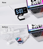 Foldable Magnetic Wireless Charger, KU XIU X40 Aluminum Alloy 3 in 1 Charging - Image 4