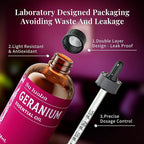 SU JUABA Geranium Essential Oil 4 Oz, 100% Pure & Natural Aromatherapy Oil - Image 7