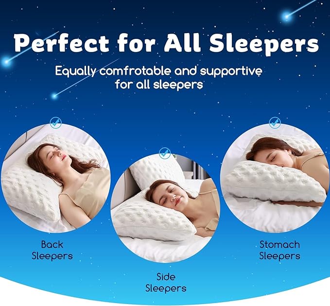 KUCEY Cooling Side Sleeper Pillow - Image 4