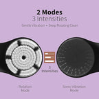 Premium Facial Cleansing Brush, Waterproof Face Scrubber, Spin & Sonic Modes - Image 5