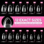 UNA GELLA Almond Nail Tips - Image 8