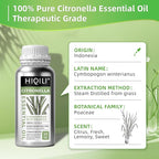 HIQILI 16 Fl Oz Citronella Oil for Homemade Sprays, Add to Diffuser, 100% Pure - Image 7