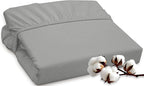 ROYALE LINENS 300 Thread Count 100% Long Staple Combed Cotton Fitted Sheet Queen by ROYALELINENS