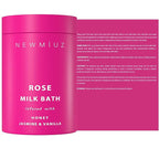 Calming Rose Coconut Milk Bath Soak Moisturize Soften Skin Honey Jasmine - Image 8