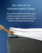 ViscoSoft 3 Inch Pillow Top Memory Foam Mattress Topper Cal King - Image 6