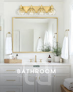 Bathroom Light Fixtures Over Mirror, 4-Light Modern Sconces Wall Lighting - Image 8