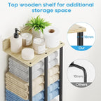 Towel Racks for Bathroom Wall Mounted, 3 Bar Wall Towel Rack for Rolled Towels - Image 7