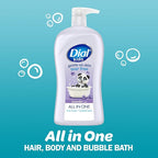 Dial Kids All-in-1 Body + Hair + Bubble Bath, Lavender Scent, 32 Fl Oz - Image 2