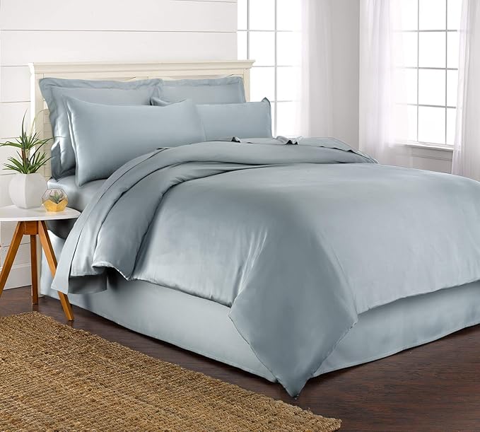 Twin Duvet Cover by Pure Bamboo, 2 Piece Set, Genuine 100% Organic Viscose by PureBamboo