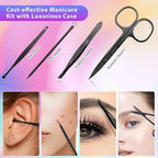 CGBE Nail Clippers Set, Manicure Set Pedicure kit - Image 3