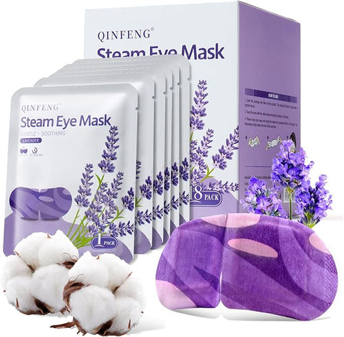 18 Packs Steam Eye Mask for Dry Eyes Self Heating Masks Cornea Care Rest by QINFENG
