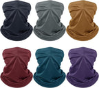 Geyoga 6 Pieces Summer UV Protection Cooling Neck Gaiter Face Clothing Neck by Geyoga