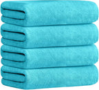 JML Bath Towel, Microfiber Bath Towels Set 4 Pack by JML