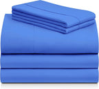 LuxClub 5 PC Sheet Set Bed Sheets Deep Pockets 16" Eco Friendly Wrinkle Free - Image 8