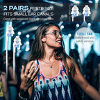 Concert Ear Plugs 2 Pairs, Noise Reduction Music Earplugs - Image 4