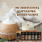 SALUBRITO Woody Fragrance Oils Set, Wood Essential Oil Set - Image 5