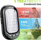 Dual Channel TENS EMS Unit 24 Modes 36 Levels, Upgraded Large Screen Intensity - Image 3