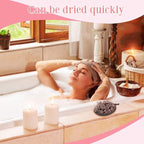Boao 3 Pcs Bath Shower Pouf Sponge Mesh Pouf Shower Ball Exfoliating Body - Image 4