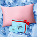 Ice Cooling Pillowcase for Hot Sleepers, Instantly Cool, Stays Cold All Night by Rifens