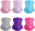 Geyoga 6 Pieces Summer UV Protection Cooling Neck Gaiter Face Clothing Neck - Image 8