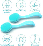 HINZIC 2 Pack Silicone Manual Facial Cleansing Brush, Skin Friendly Waterproof - Image 7