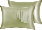 100% Silk Pillow Cases 2 Pack, Mulberry Silk Pillowcase by Victivic