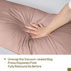 Goose Down Body Pillows for Adults, Large Body Pillow for Side Sleeper - Image 8