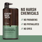 Every Man Jack Eucalyptus Mint Hydrating Mens Body Wash - Image 7