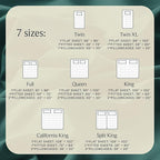 LuxClub 4 PC California King Sheet Set, Breathable Luxury Bed Sheets, Deep - Image 4