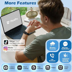 MorePro Health Fitness Tracker for Women Men, 24/7 Heart Rate Blood Pressure & - Image 7