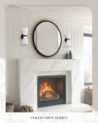 Modern Black Wall Sconce, HWH Up and Down Indoor Sconces Wall Lighting - Image 7
