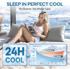 ZonLi Cooling Body Pillowcase for Hot Sleepers, Breathable Body Pillow Cover - Image 2
