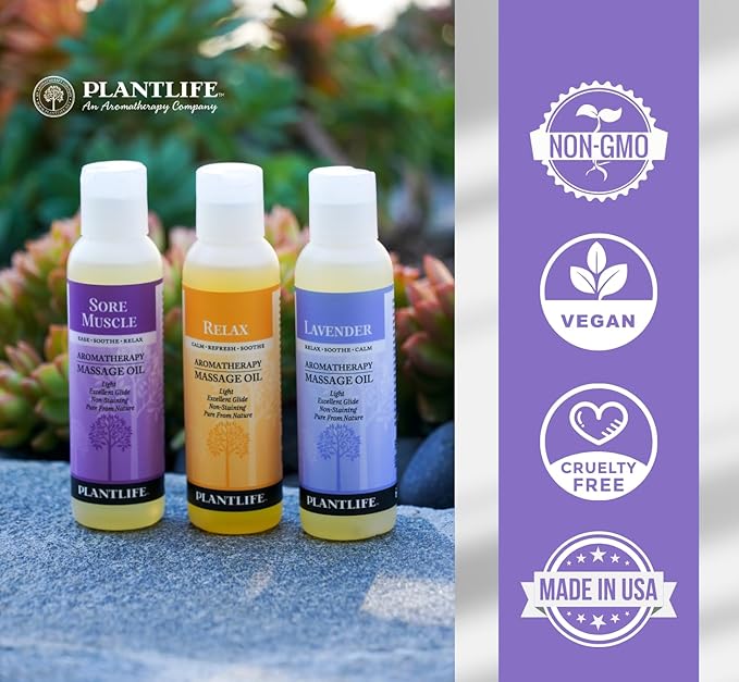 Plantlife Massage Oil 3-Pack - Image 3