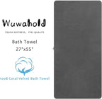 4 Pack Bath Towel Set, Waffle Bath Towel Set, Microfiber Super Soft Highly - Image 9