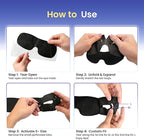 100 Packs Disposable Sleep Masks Bulk, Soft Eyemasks Adjustable - Image 8