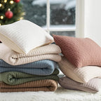 EVERGRACE Cross Stitch Pre-Washed Cotton Quilt Bedding Set King Size, Oversized - Image 6