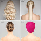Swim Caps for Women Swimming, Comfort Pleated Swimming Cap for Long Hair - Image 5