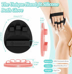 Silicone Bath Gloves 2PCS, 360° Anti-Slip Silicone Body Scrubber - Image 2