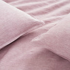 DAPU Pure Linen Duvet Cover Set, 100% Yarn-Dyed French Linen, Breathable and - Image 3