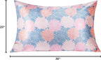MANSPHIL King Pink Floral 100% Silk Pillow Cases - Image 8