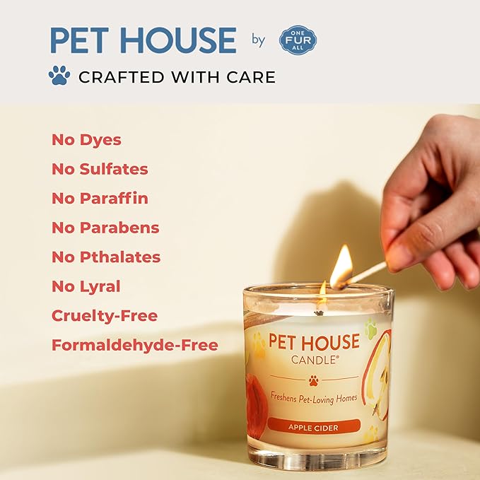 One Fur All Pet House Candle 2 Pack - Image 7