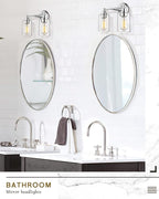 FEMILA Modern Bathroom Light Fixtures, 2-Light Bathroom Vanity Lights Over - Image 8