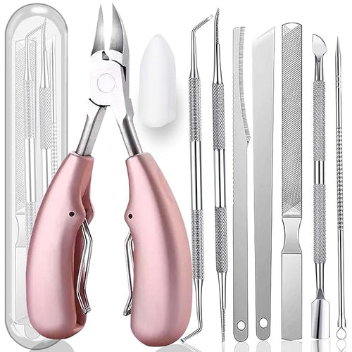 10PCS Toenail Clippers Tool, ingrown Nail Tool, Professional Thick & Ingrown by EODIEBN
