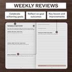 Undated Daily Planner | 90 Day Daily & Weekly Productivity Journal - Image 8