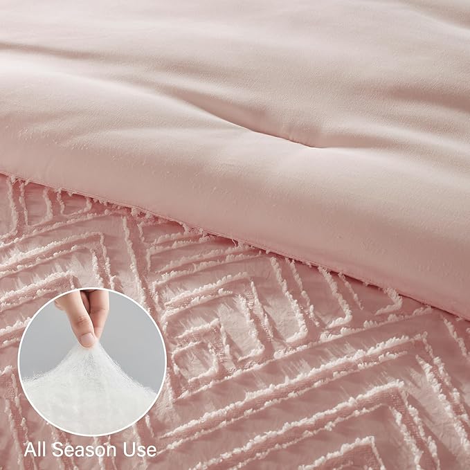 Zzlpp Full Comforter Set 7 Pieces, All Season Boho Bedding Sets - Image 7