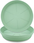 LWALRS Plant Saucer 14 Inch 4 Pack 6 8 10 12 14 16 18 20 25, Plastic Plant Trays by LWALRS