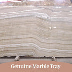 Koville Natural Marble Tray, Catchall - Image 7