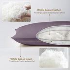 Goose Down Body Pillows for Adults, Large Body Pillow for Side Sleeper - Image 4