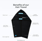 FORMUL-A Microfiber Hair Towel Wrap – Anti Frizz Towel - Image 5